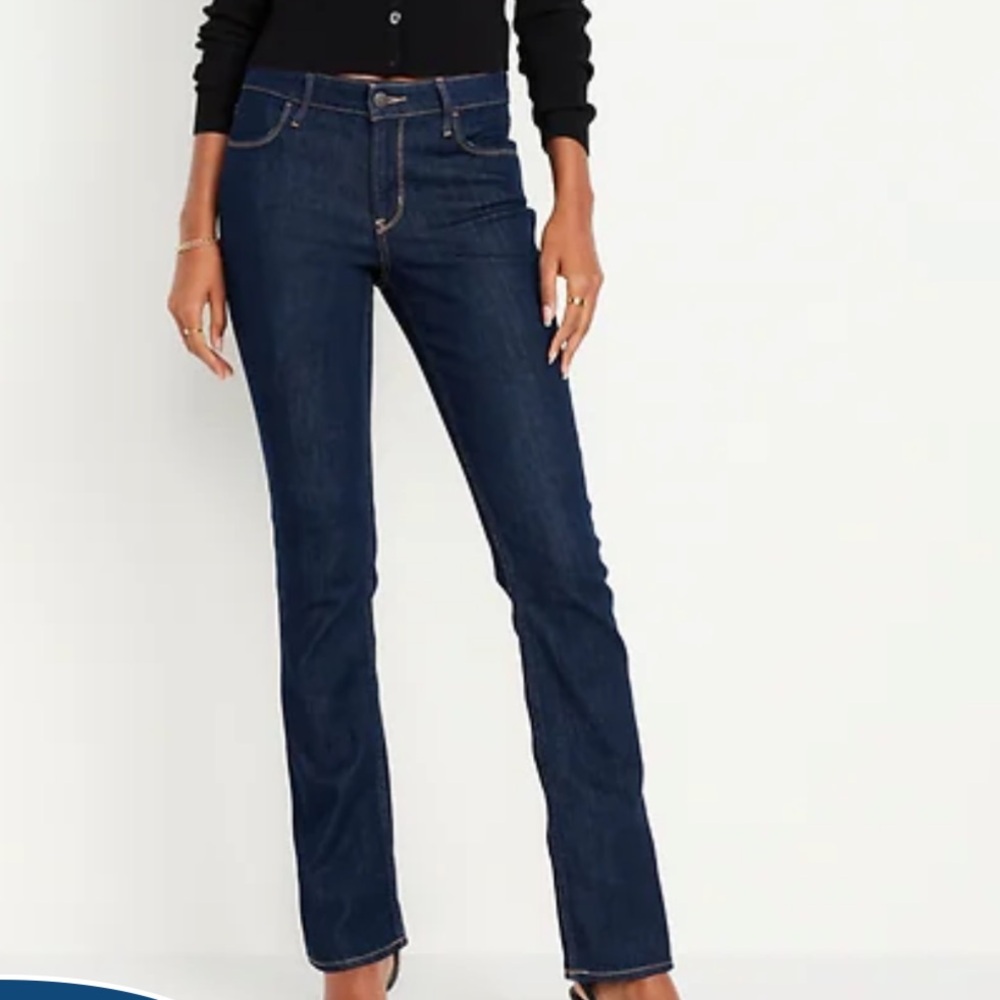 Women’s old navy jeans Mid-Rise Wow Boot-Cut Jeans size 12
